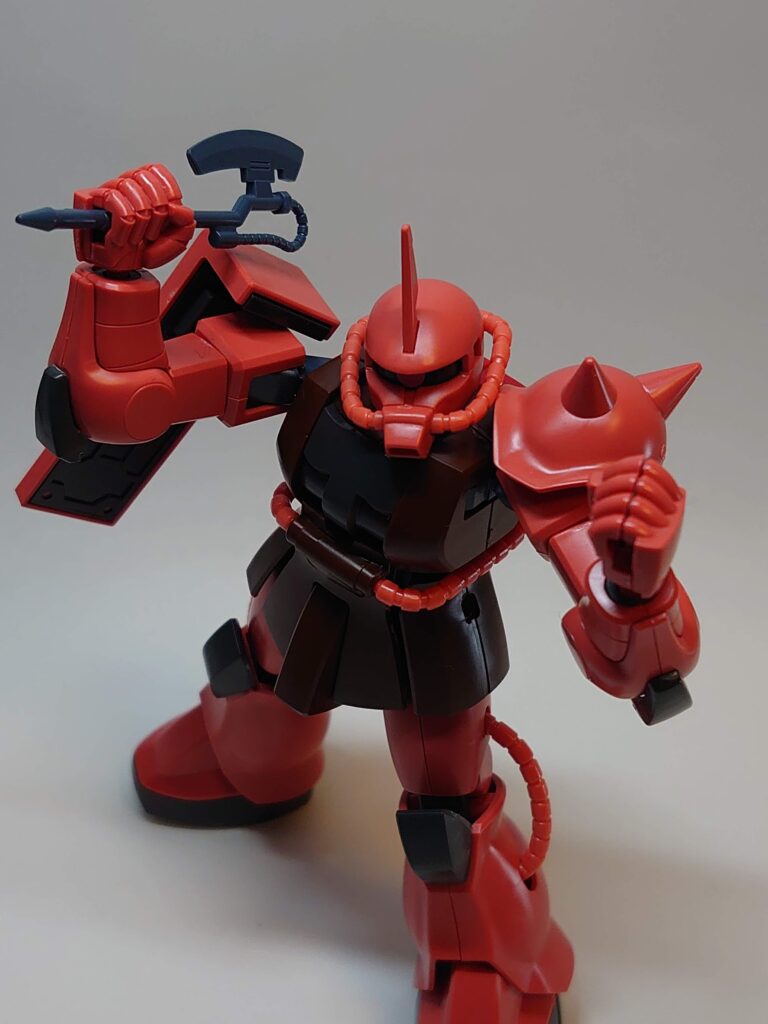 ガンプラ Hguc Ms 06s シャア専用ザク 旧hg版 レビュー ３倍のスピードのやつ ガンプラブログ アクシズの格納庫