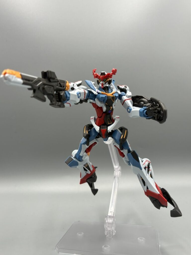 HG ジークアクス ビームライフル アクションポーズ