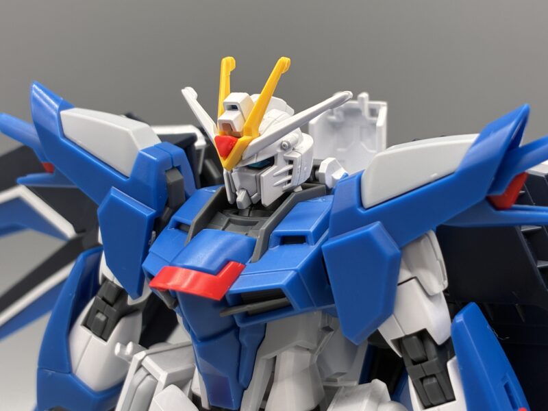 HG ライジングフリーダムガンダム 素組み 斜め前アングル 左