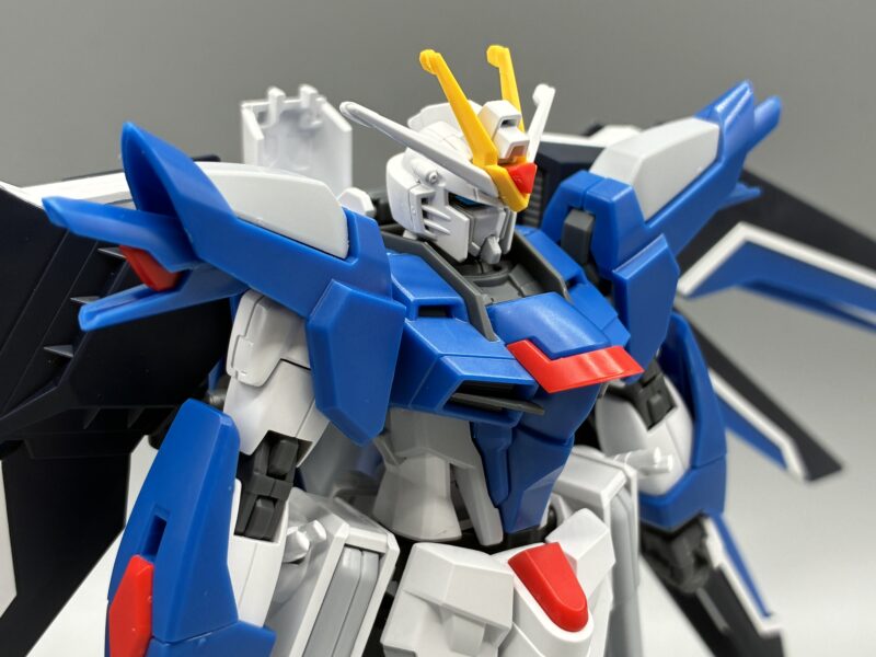 HG ライジングフリーダムガンダム 素組み 斜め前アングル 右