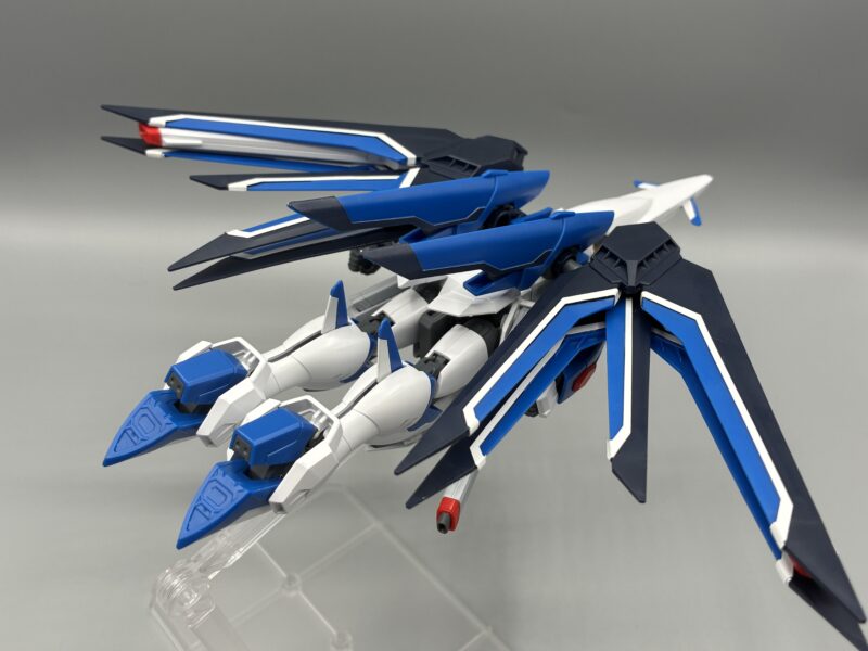 HG ライジングフリーダムガンダム MA形態 後方シルエット