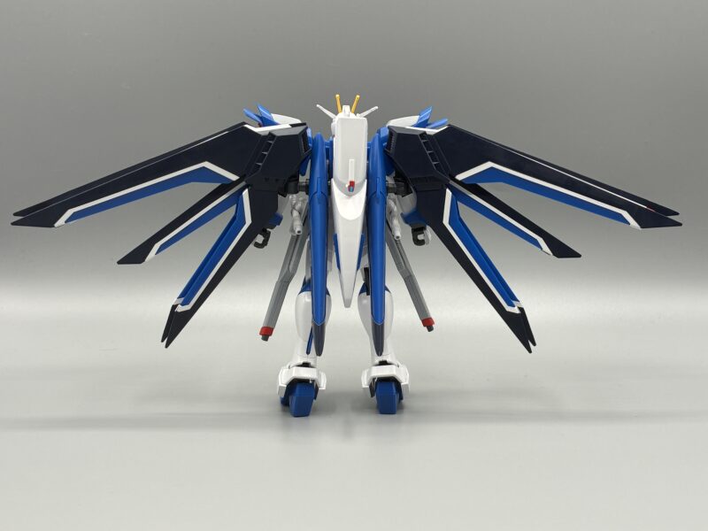 HG ライジングフリーダムガンダム 素組み リアビュー 背面